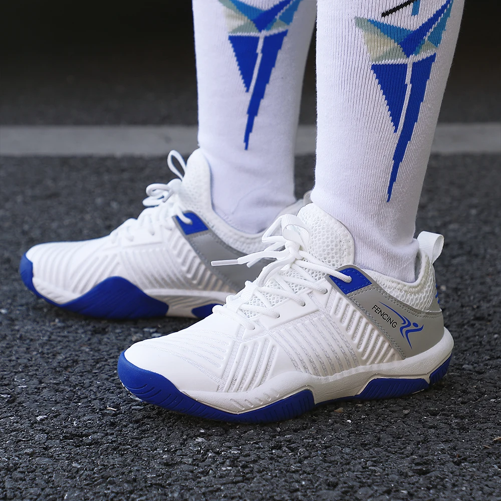 Fencing shoes Professional children adult training shoes men and women general anti-slip wear resistant athletic shoes