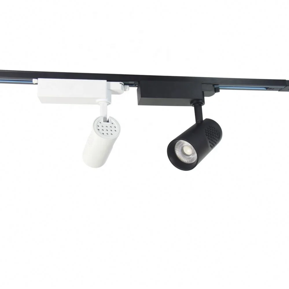 Fashionable Clothing Stores Gallery Spotlight Magnetic Rail Installation 12W LED Track Light