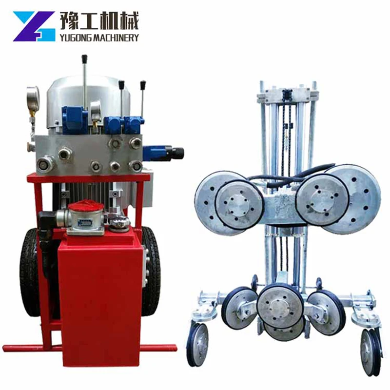 DIAMOND WIRE SAWING MACHINE Granite Marble Stone Machinery Block Squaring Cutting Wire Saw Machine for Sale