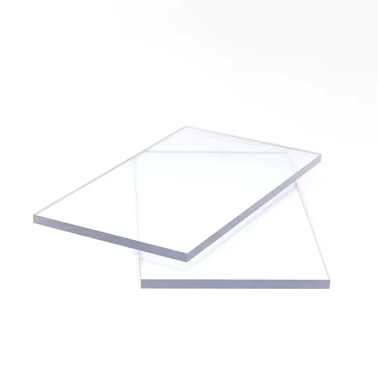 Super Waterproof Plastic Anti Static 5MM 10MM Clear Solid Polycarbonate Sheet For Work Place