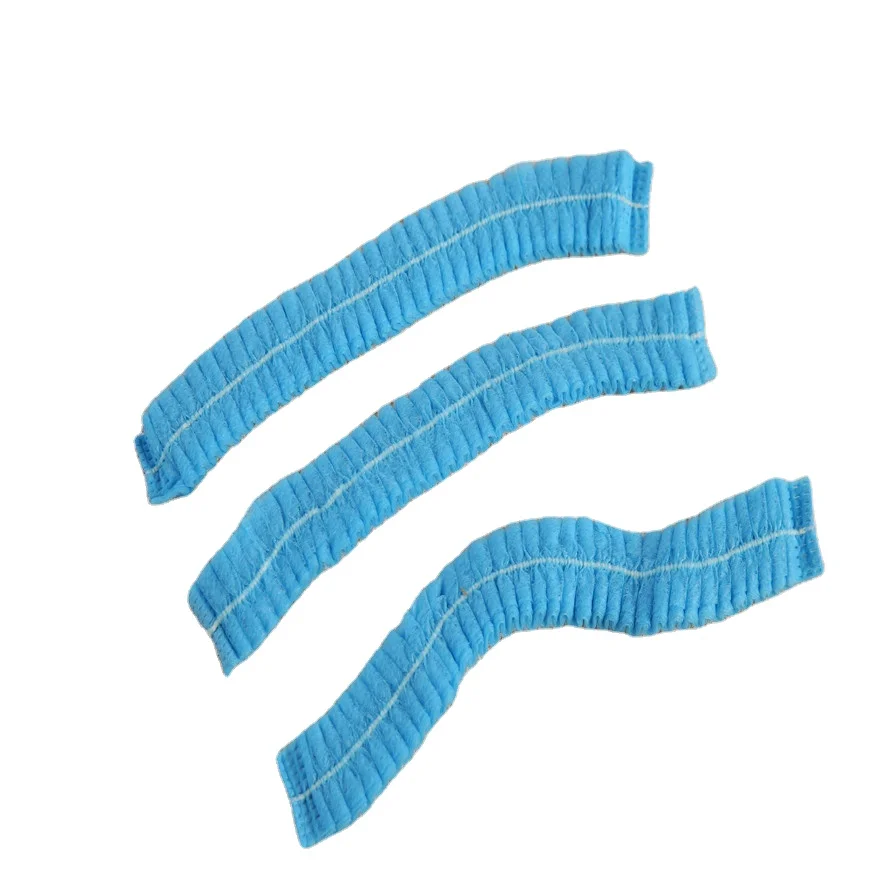 Disposable non-woven cap single/double elastic hair net anti dust non-woven bouffant cap