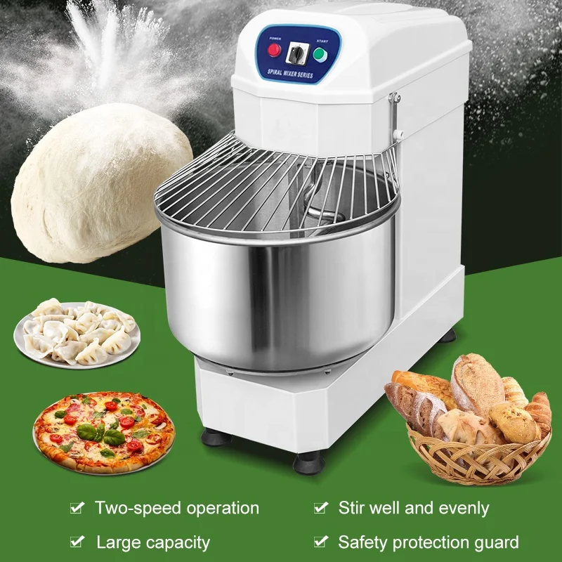 20kg Vertical Flour Mix Kneader Amasadora De Pan Second Hand Dough Bread Mixer Machine for Industry