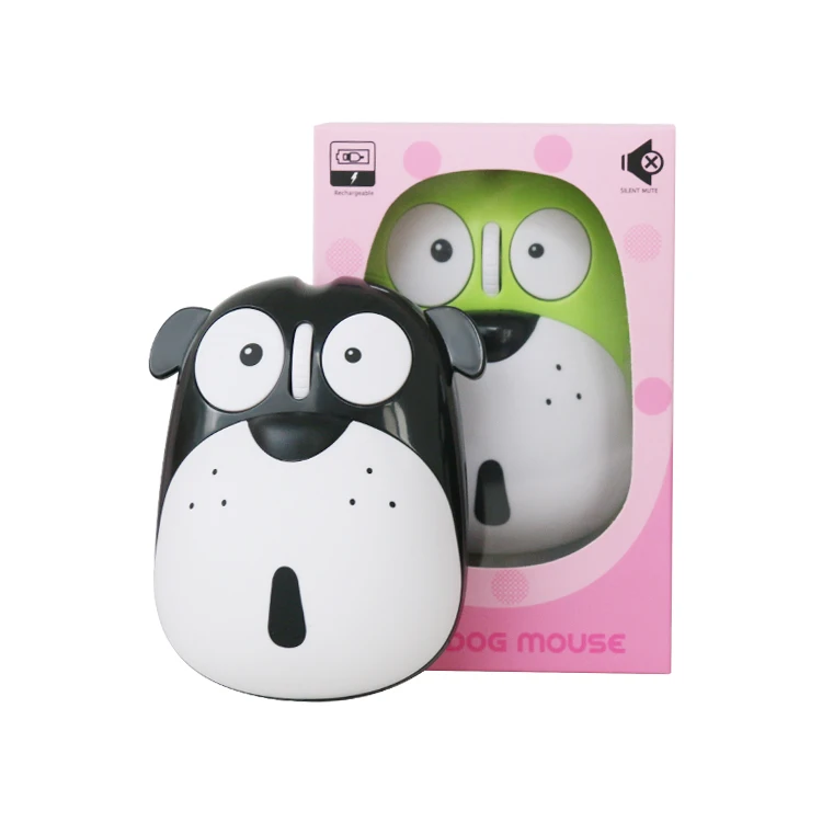 Cute Animal Shaped Wired Dog Mouse Cartoon Small Corded Optical Mice 1600 DPI Portable Mini Mouse for Computer Laptop Mice