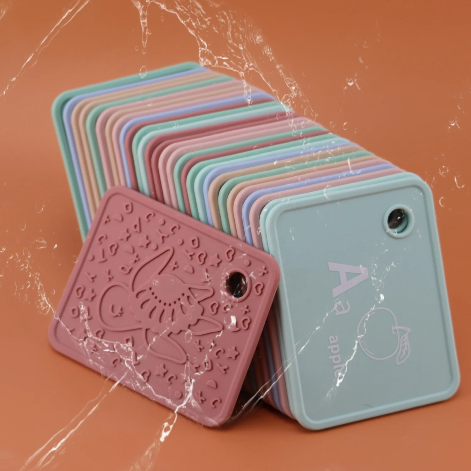 Easy twist open mold free toddler baby bathtub bathing Silicone Bath Toys for kids Water Pool Toy Dishwasher Safe