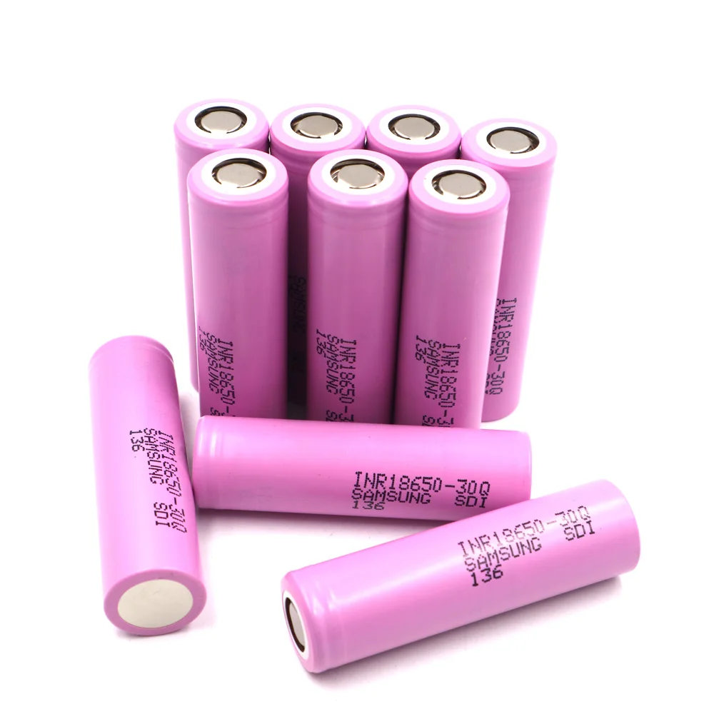 New 3.7v 18650 3000mah 15A Rechargeable Lithium ion Battery for samsung 30q 18650