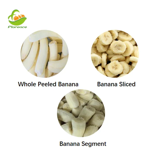Bulk Frozen Fruits IQF Frozen Bananas