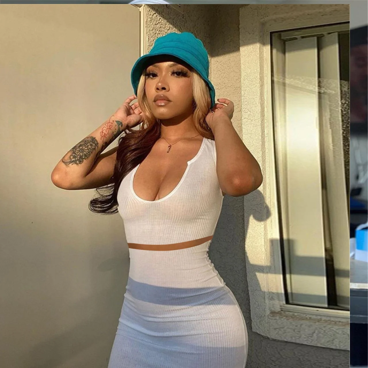 
XLL Summer wear clothing sleeveless two pieces maxi skirts and tank top sexy long pencil skirt sets women 2 piece outfits 