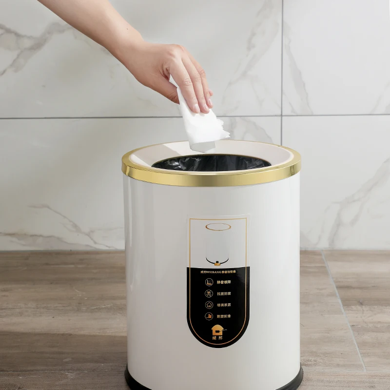 factory direct sale Round  metal waste bin hotel bins