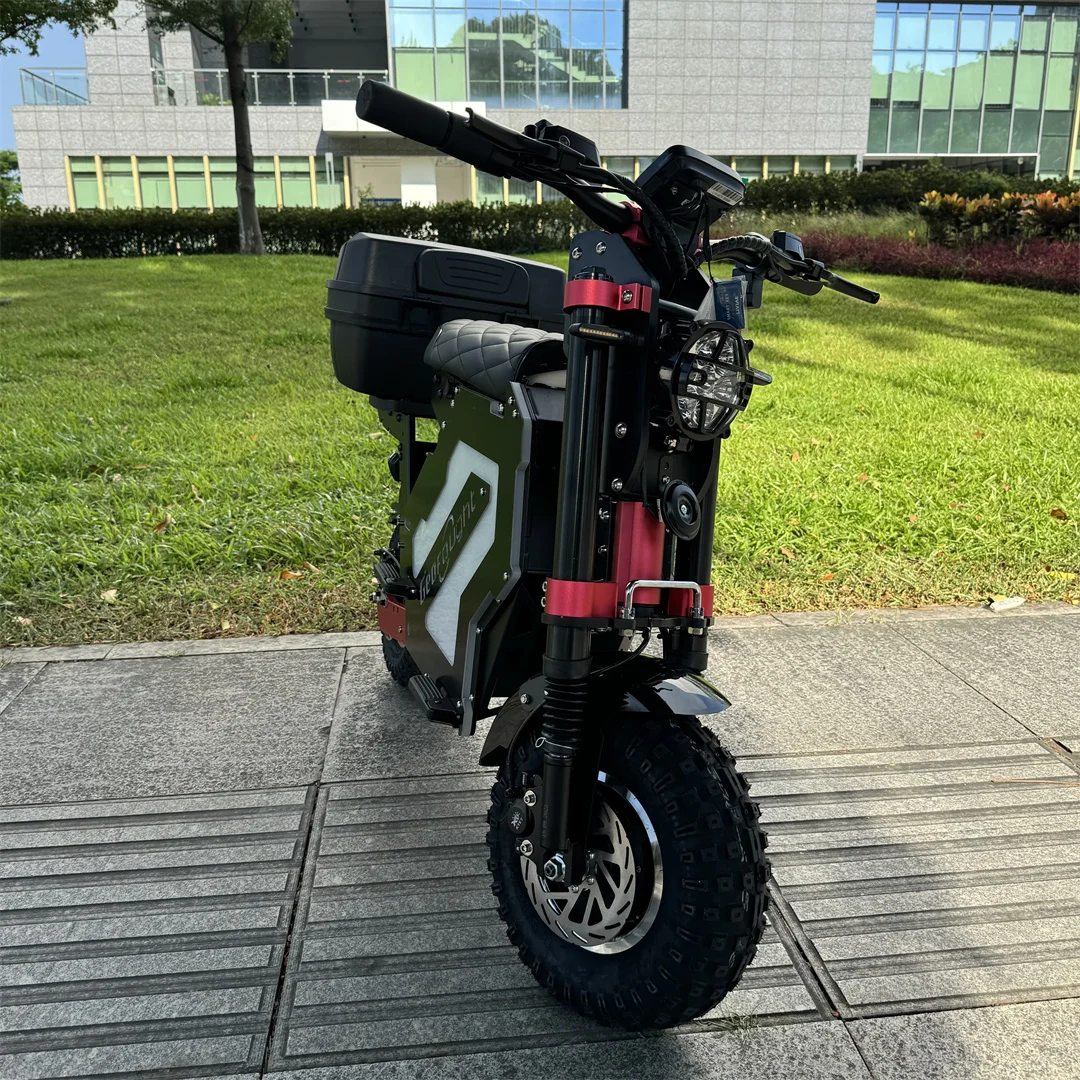 Adult All Terrain 72V E-Scooter Powerful 10000W Dual Motor 50Ah Removable Battery 14inch Electric Scooter in USA