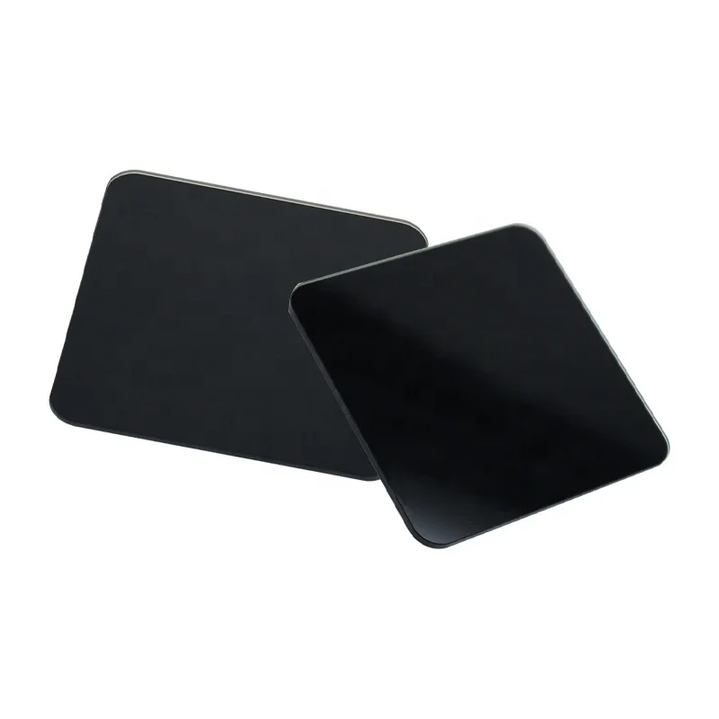 Custom high quality high temperature resistant black glass ceramics panel for induction cooker