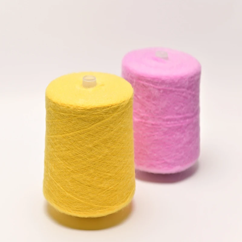 Factory cheap spot 80 colors 100% acrylic mohair yarn