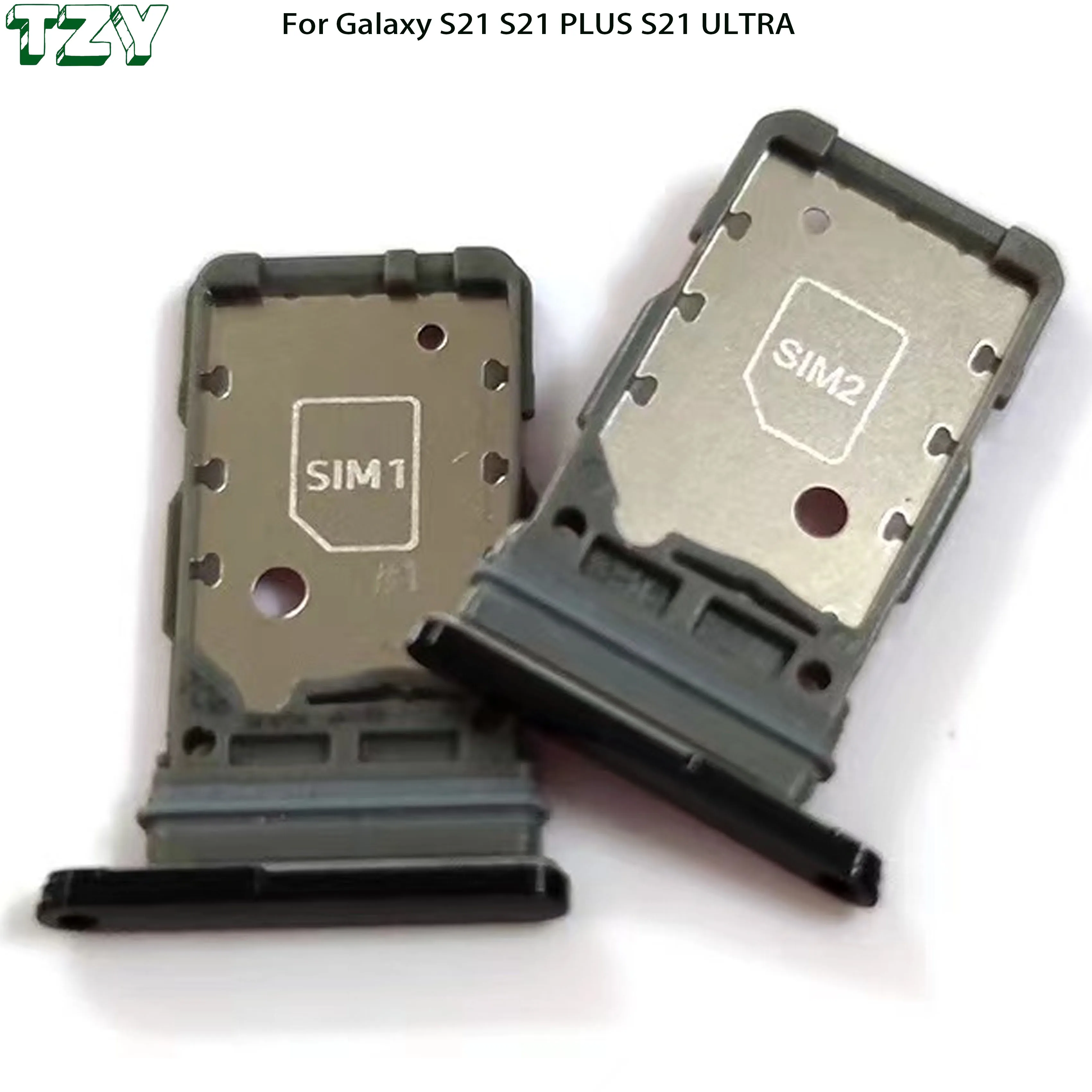 Mobile phone accessories Sim Card Tray For Samsung S21 S21 Plus S21 Ultra Sim Holder Slot Plate