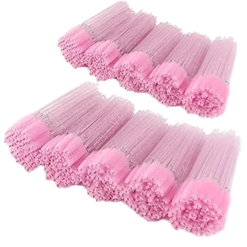 50 Pcs/bag Disposable Crystal Eyelashes Brush Comb Eye Lashes Extension Mascara Wands Makeup Brushes Professional Makeup Tool