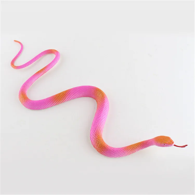 Factory Price Waterproof Emulational Multicolor Mini PVC Plastic Toy Snake For Kids Funny Snake Prank Toys