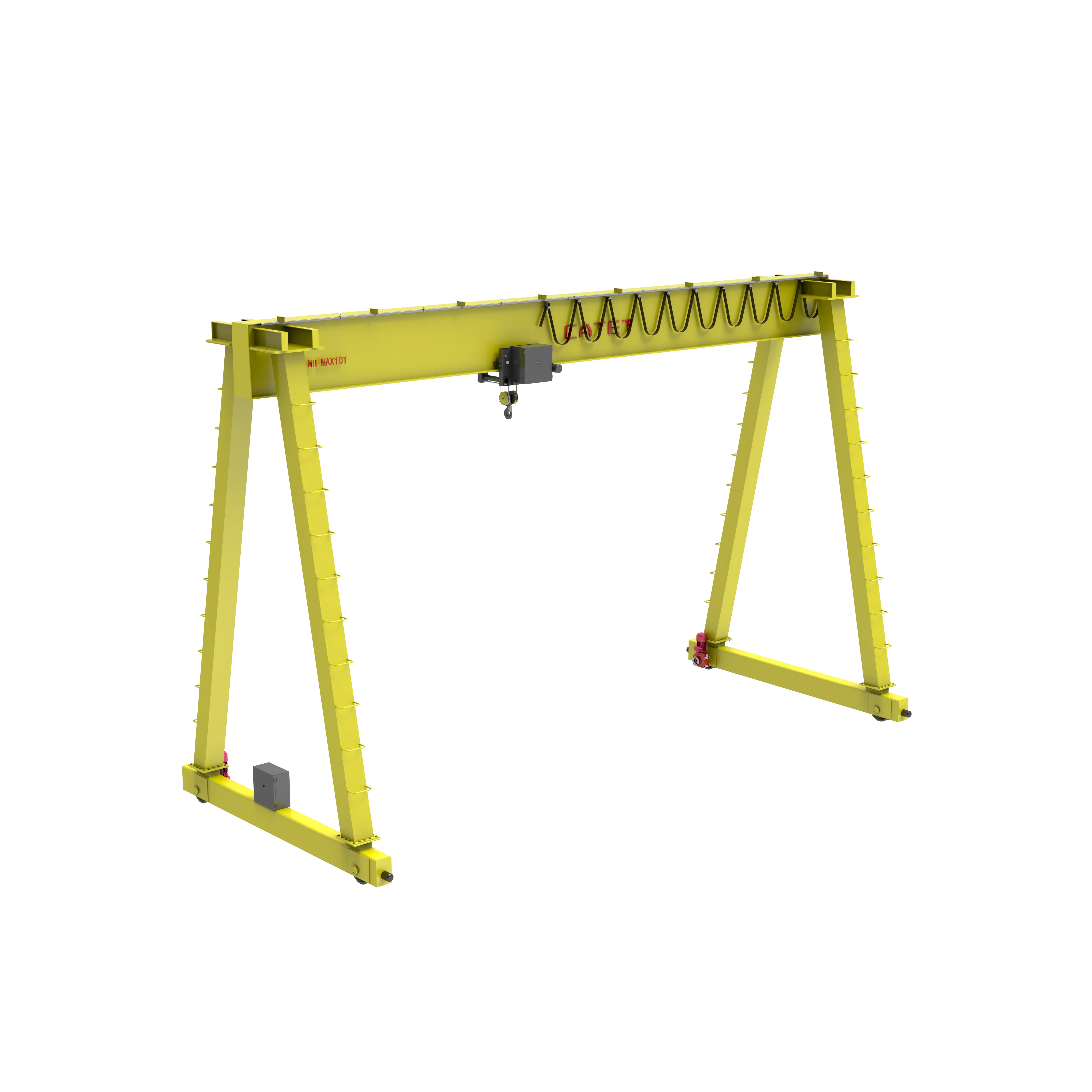 Heavy Duty Portal Gantry Crane Rail Track Mobile Single Girder Double Girder Gantry Crane