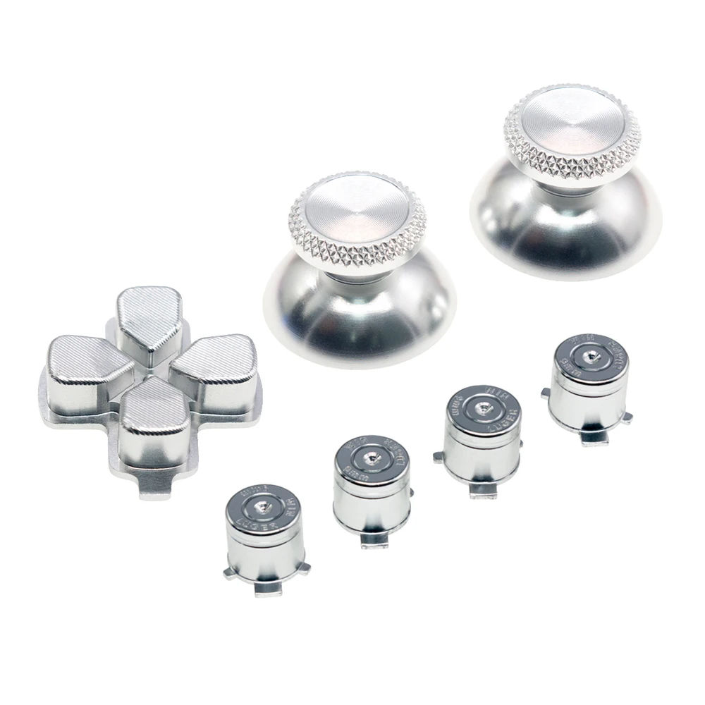 Metal Alloy Material For PS5 Controller Action Dpad Thumbstick Full Set Buttons Game Parts