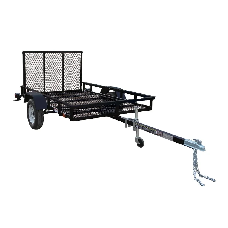 ECONOMY 4x6 SINGLE AXLE UTILITY TRAILER WITH RAMP GATE