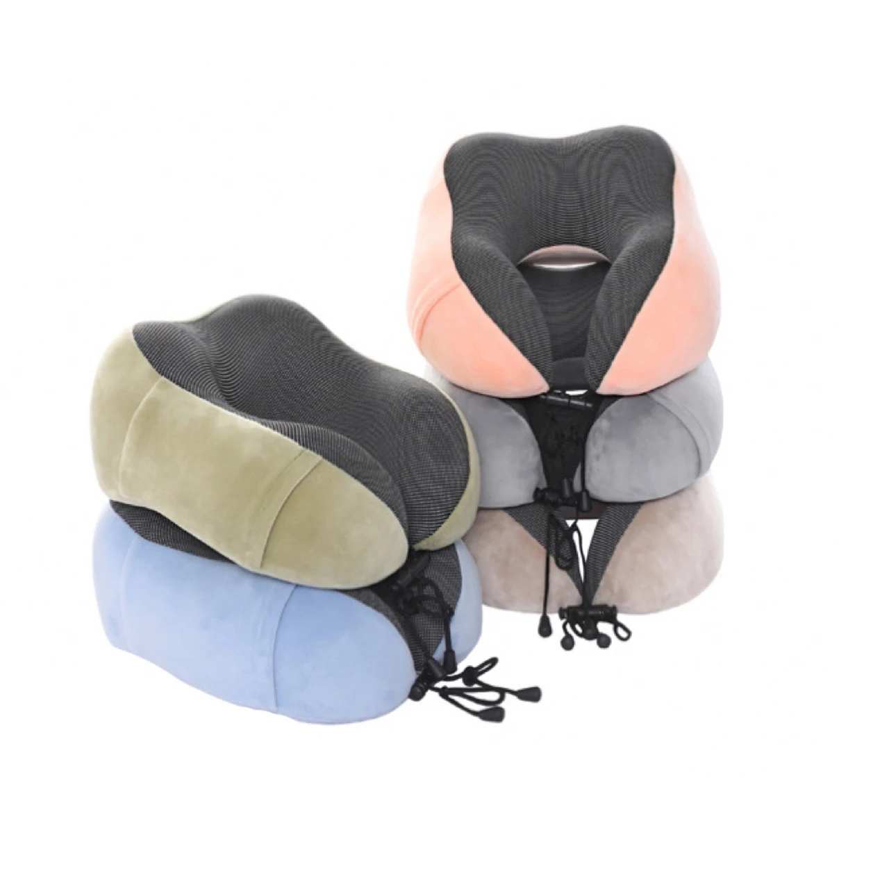 Good Quality Airplane Memory Foam Neck Head Chin Support Travel Neck Pillow