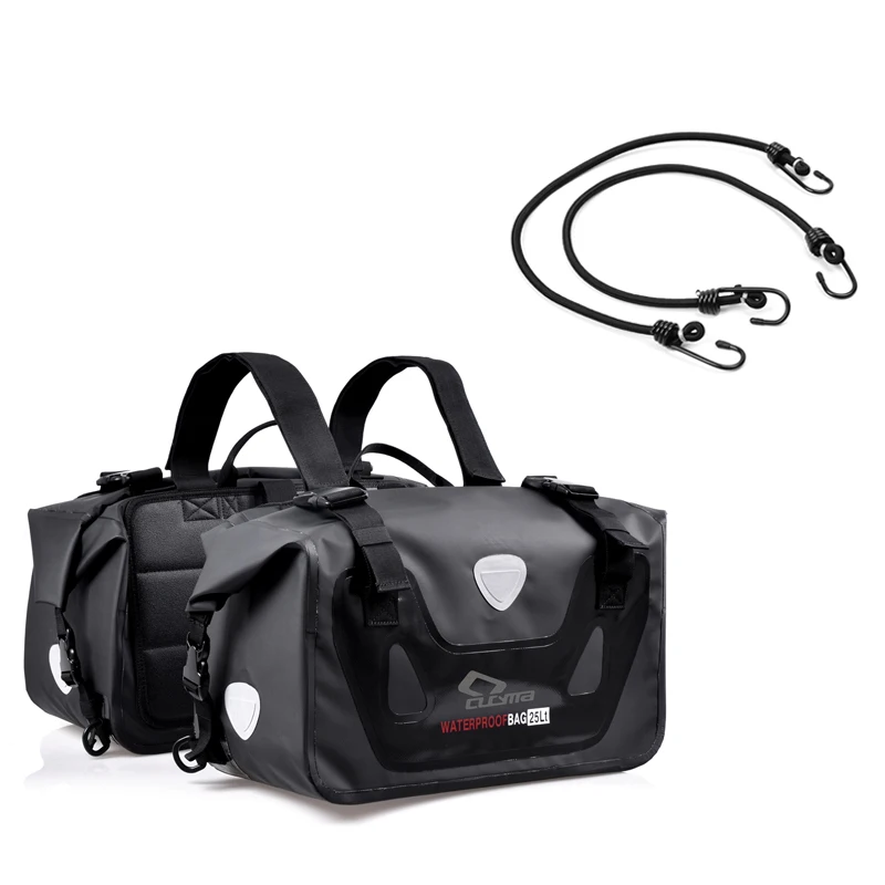 Cucyma Custom Waterproof Leather Motorcycle Saddle Bag Western Pvc Saddle Bag Motorcycle Outdoor Travel