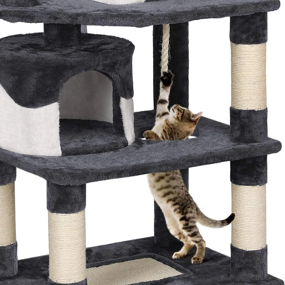 China Customized Grey Big Size Cat Scratcher for Cute Cats