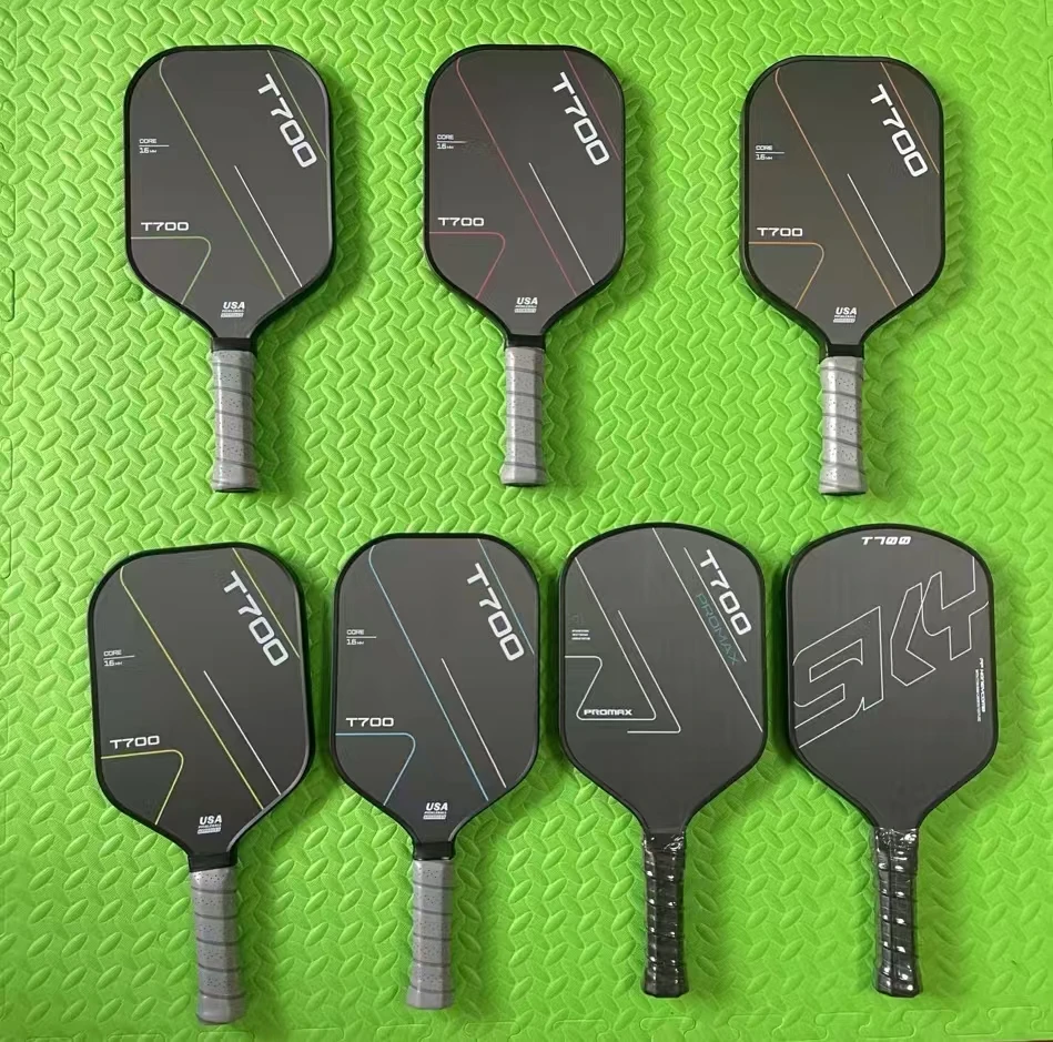 Китай изготовленный T700 USAPA Pickleball Paddle горячая распродажа фрикционные Углеродные поверхности термоформованные из углеродного волокна