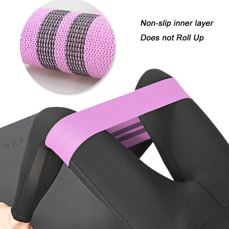 Yoga Resistance Bands Indoor Outdoor Fitness polyester band Pilates Sport Training Workout Elastic Bands Gym Equipment