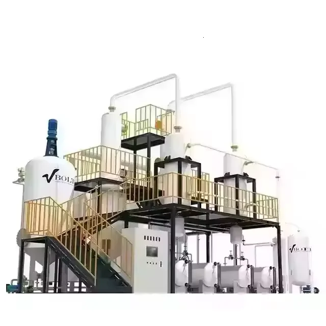 high quality used motor oil black engine oil into diesel recycling plant