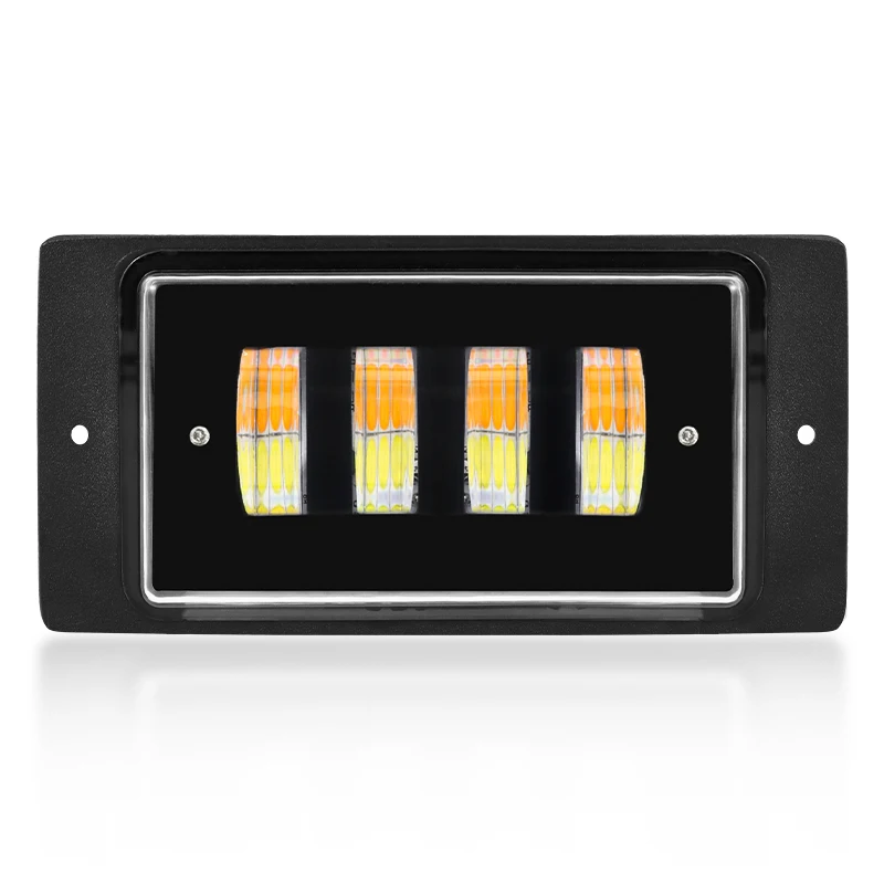 6 Inch 40w led work light white yellow light 12V 24V LED DRL Driving Lights car led fog headlight cars front fog Lamp for Lada