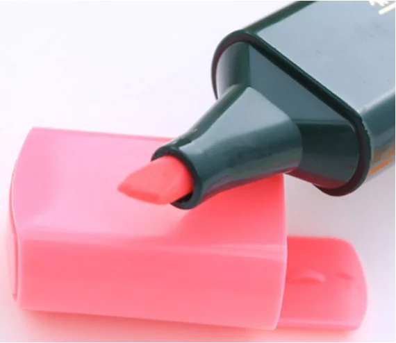 Stable Quality 12 Pcs Marker Pens Custom Printing Available High Quality Highlighter for School and Office