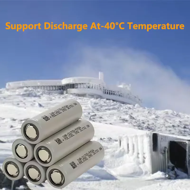 Original Molicel 3.6V 21700 Molicell P42A 4200mAh Max 45A Discharge Support -40 Degree Celsius Low Temperature Discharge