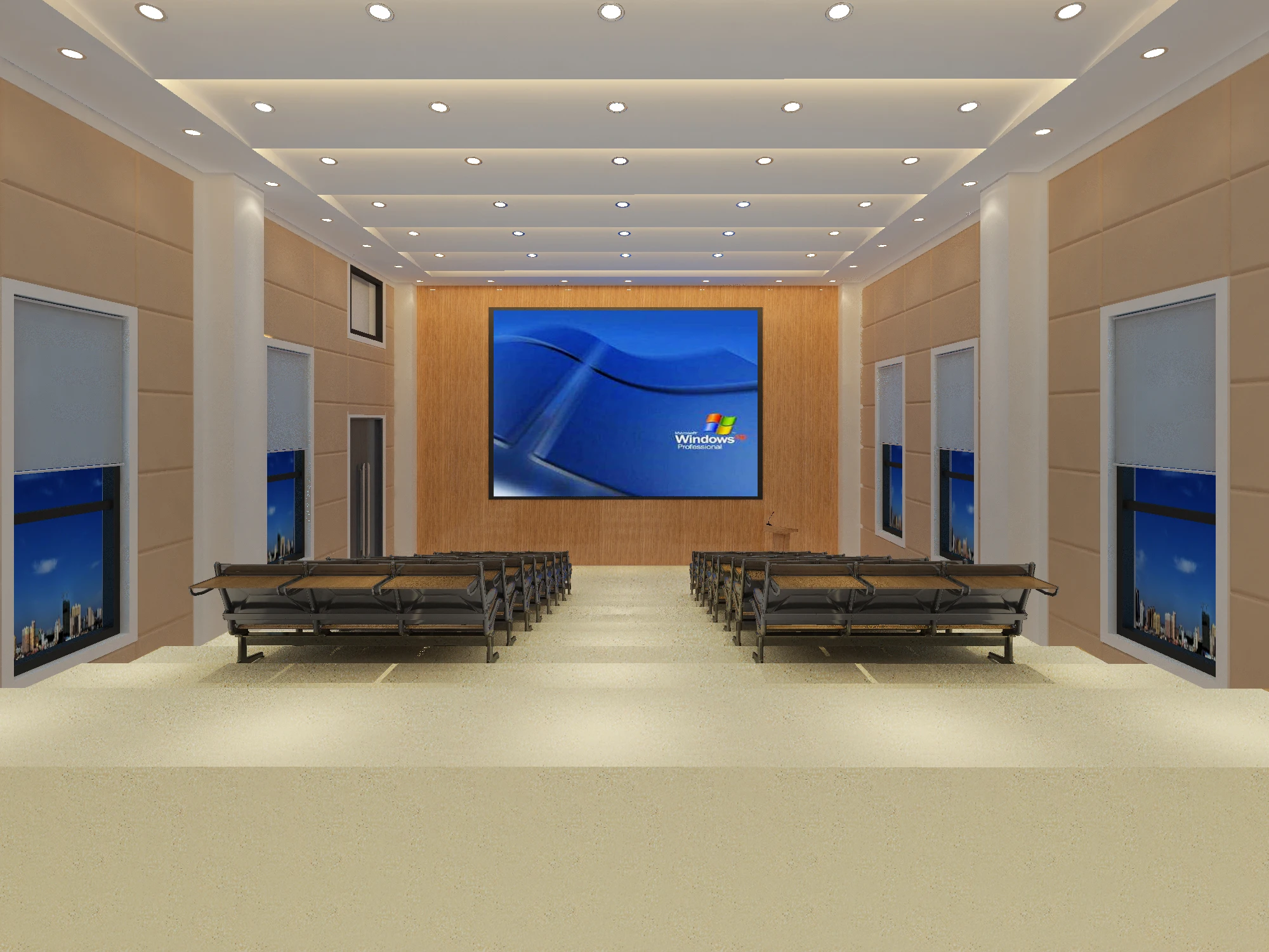 PVC Commercial Industrial Waterproof Floor for School, Hospital, Office