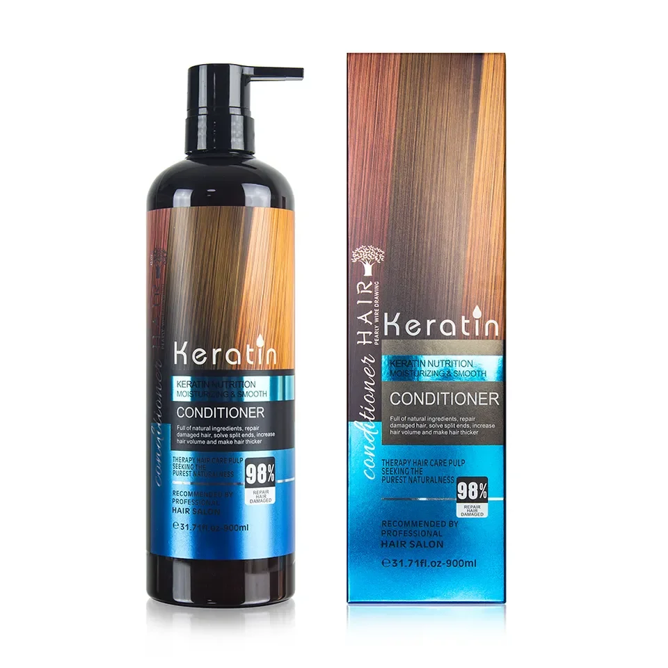 Wholesale manufacturer private label hair care set best keratin hair treatment straight brazilian human hair shampoo