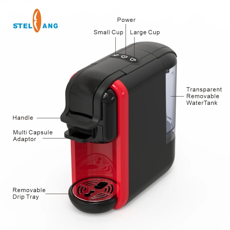 Multiple capsules 6 in 1 Cafeteras profesional coffee brewer machine coffeemakers coffeemachine coffee maker oem