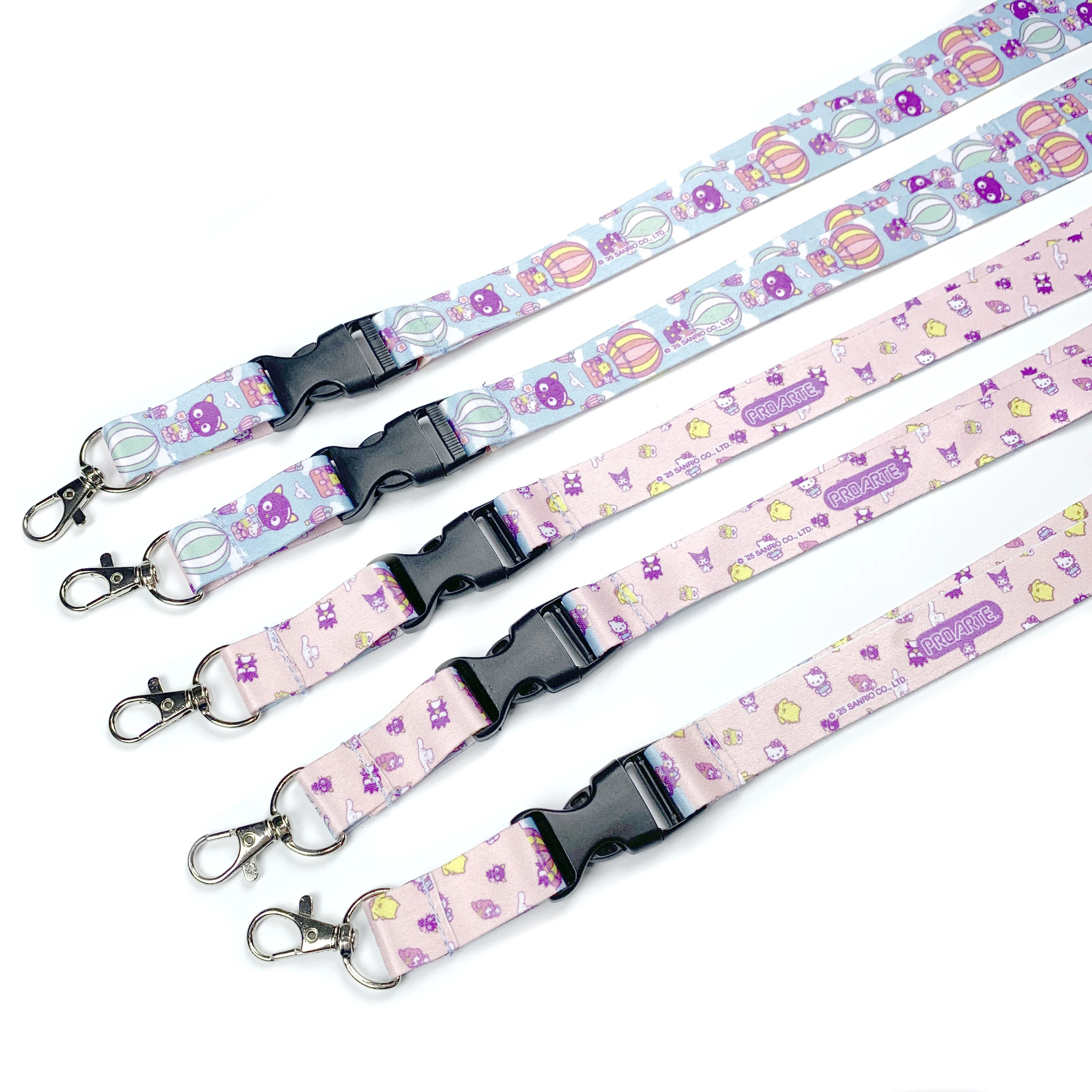 Paracord Security Uni M Dual Lock 6 Inch Detachable Black Custom Embroidered With Card Holder Custom 16mm Fish Lanyards