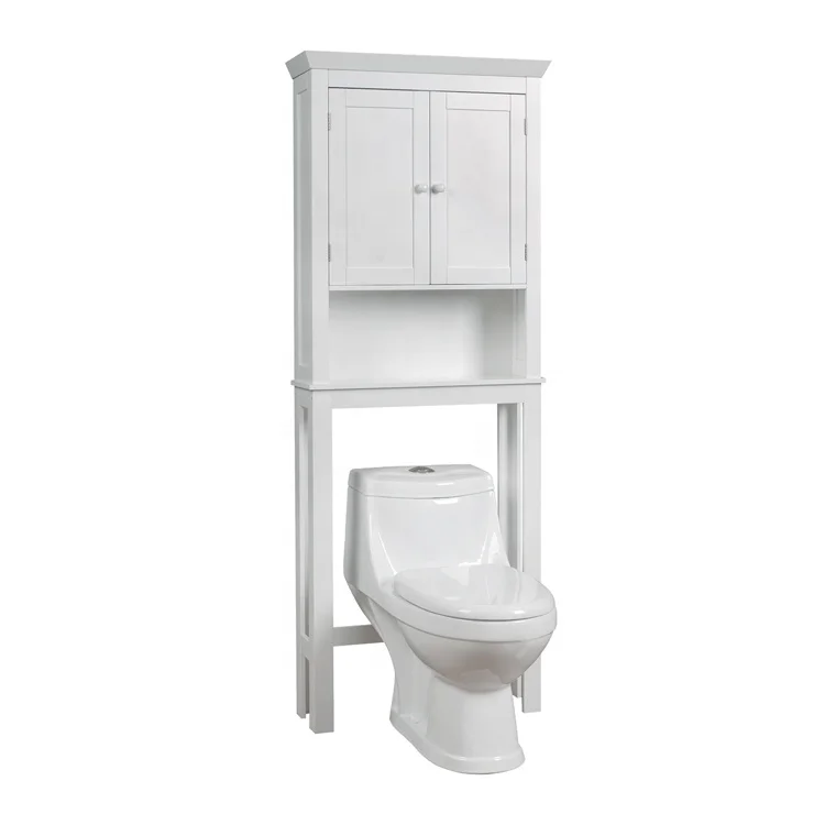 
china Space Saver corner Towel Storage 3 tier MDF over the toilet, space saver toilet storage mdf 