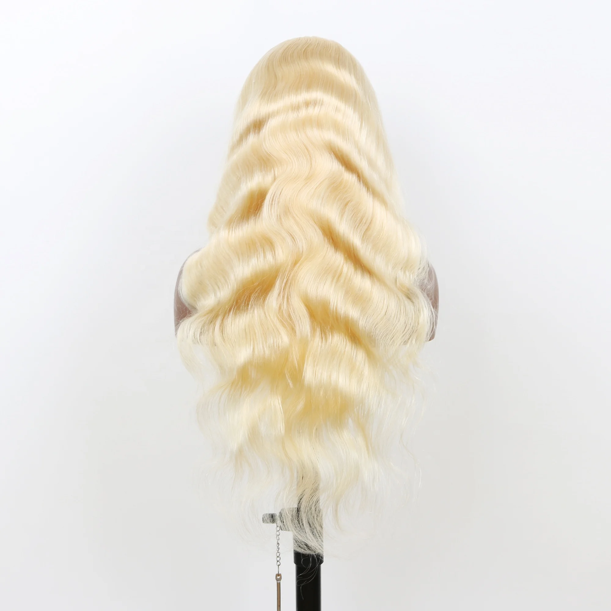 Pretty 613 blonde body wave lace front wig mink Brazilian virgin human hair wigs vendor wholesale transparent hd frontal wigs
