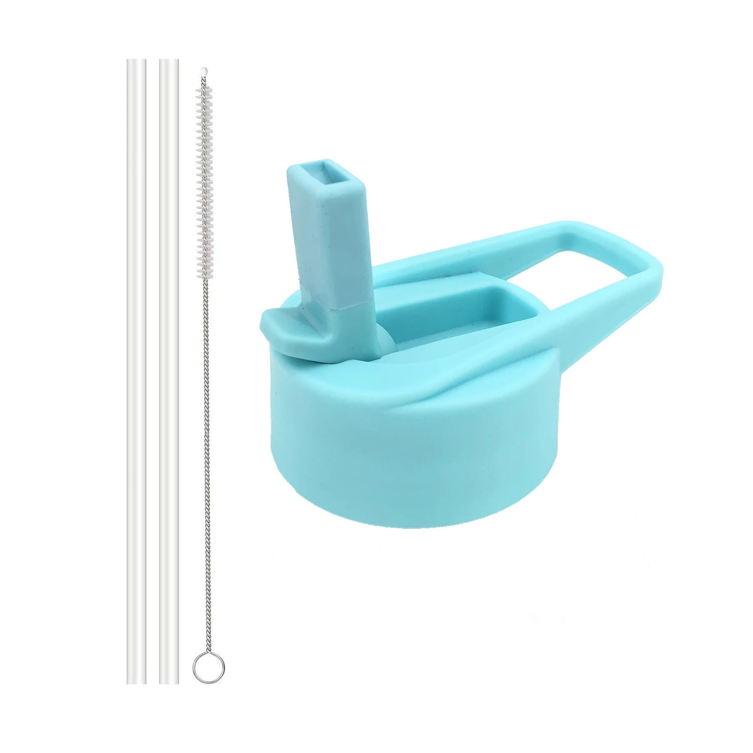 High Quality Flip Top Cap Non-Spill Sports Water Bottle Straw Lid Made of Plastic for Bottles