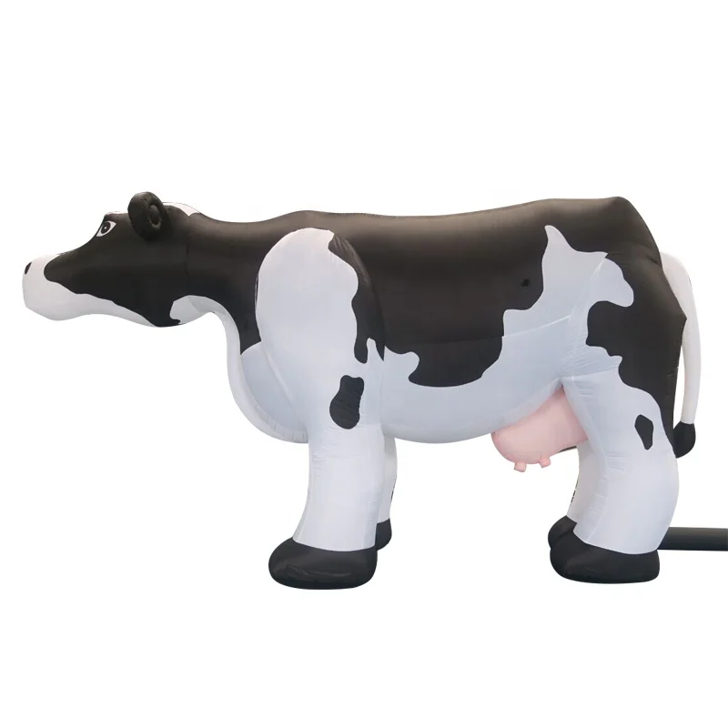Custom giant inflatable real animal farm animals cartoon advertising inflatables cow