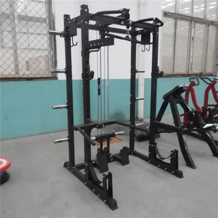 Power Rack Cable Crossover 3D Multifunctional Commercial Functional Trainer Gym Multi Smith Machine