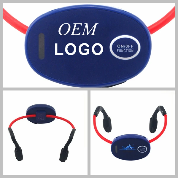 
Waterproof Wireless Swimming Training Real Time Communication Wireless Walkie Talkie Open Ear Bone Conduction Headphone Receiver 