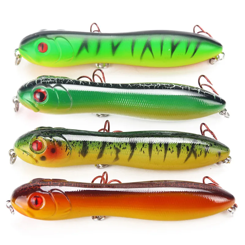 Tackle products Floating TOP Water pencil Luya lures snake head simulation hard lures 10.5cm/16g artificial fishing lures