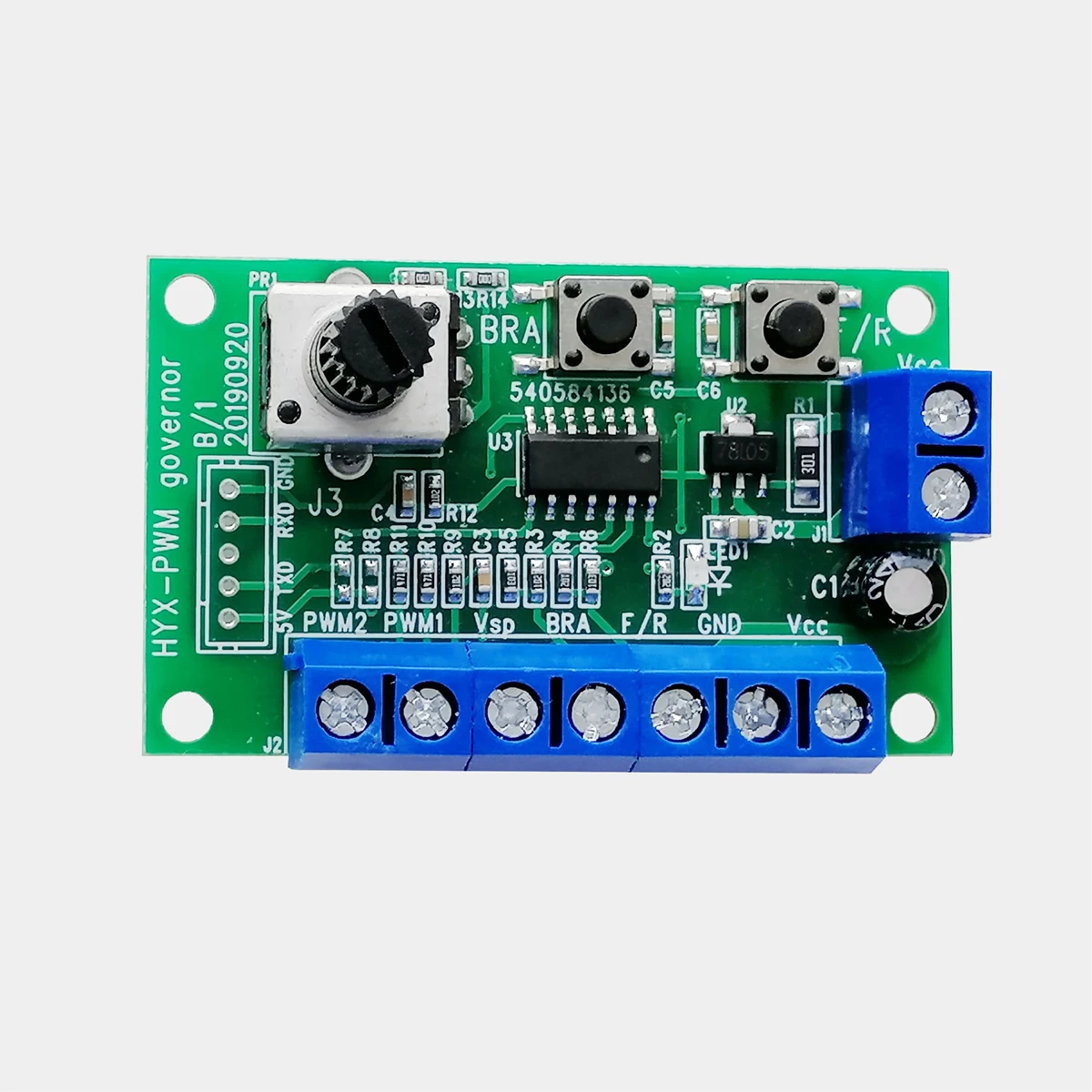 PWM1 Brushless Motor Speed Controller  5V-28V Max 2A Adjustable motor speed regulator bldc motor controller