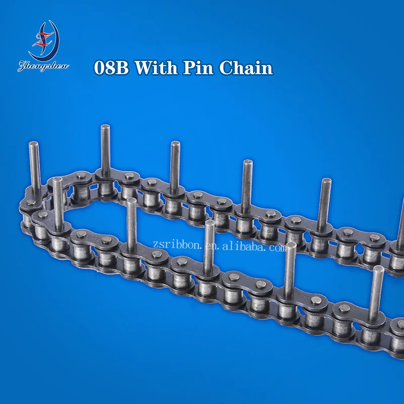 Layer Chicken Farm Automation Egg Collection System Spare Parts 08B Pin Chain For Poultry