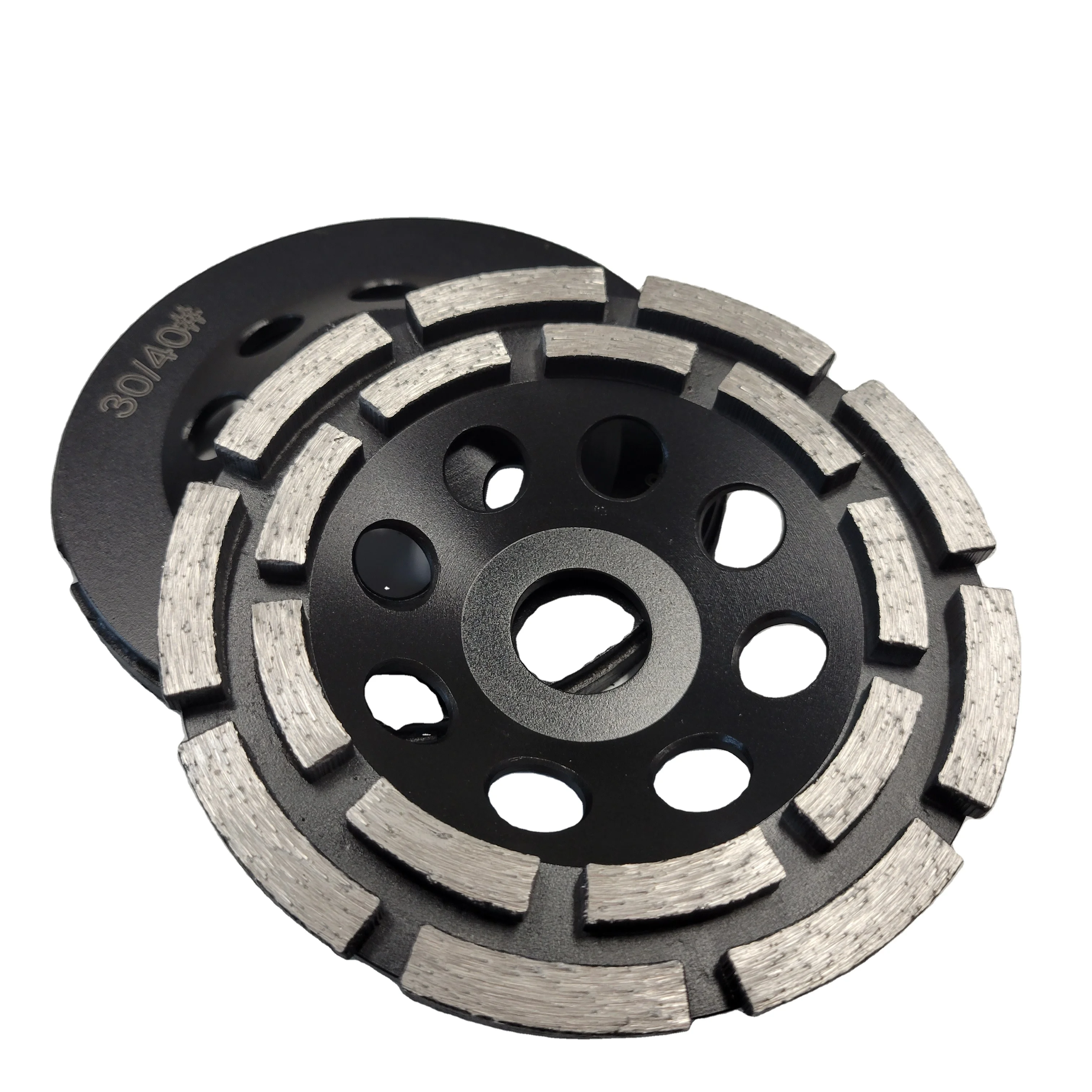 High Quality 125mm Diamond Double Row Grinding Cup Wheel for Concrete Stone