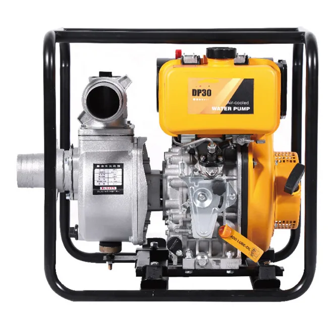 portable 2 inch 3inch 4inch 6inch single cylinder Air-cooled agricultural irrigation farming diesel engine water pump set