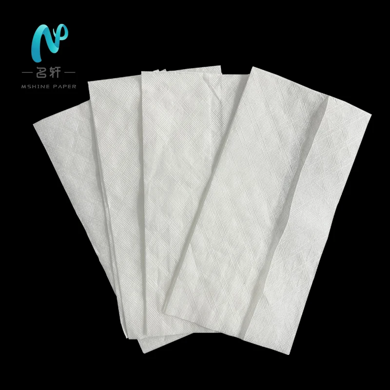 MingXuan Custom premium dinner napkin  paper bar napkins for restaurant  Tall Fold Paper Napkins