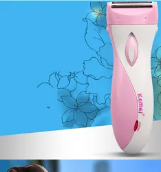 Kemei KM-3018 Rechargeable Lady Epilator Skin-Friendly Elect