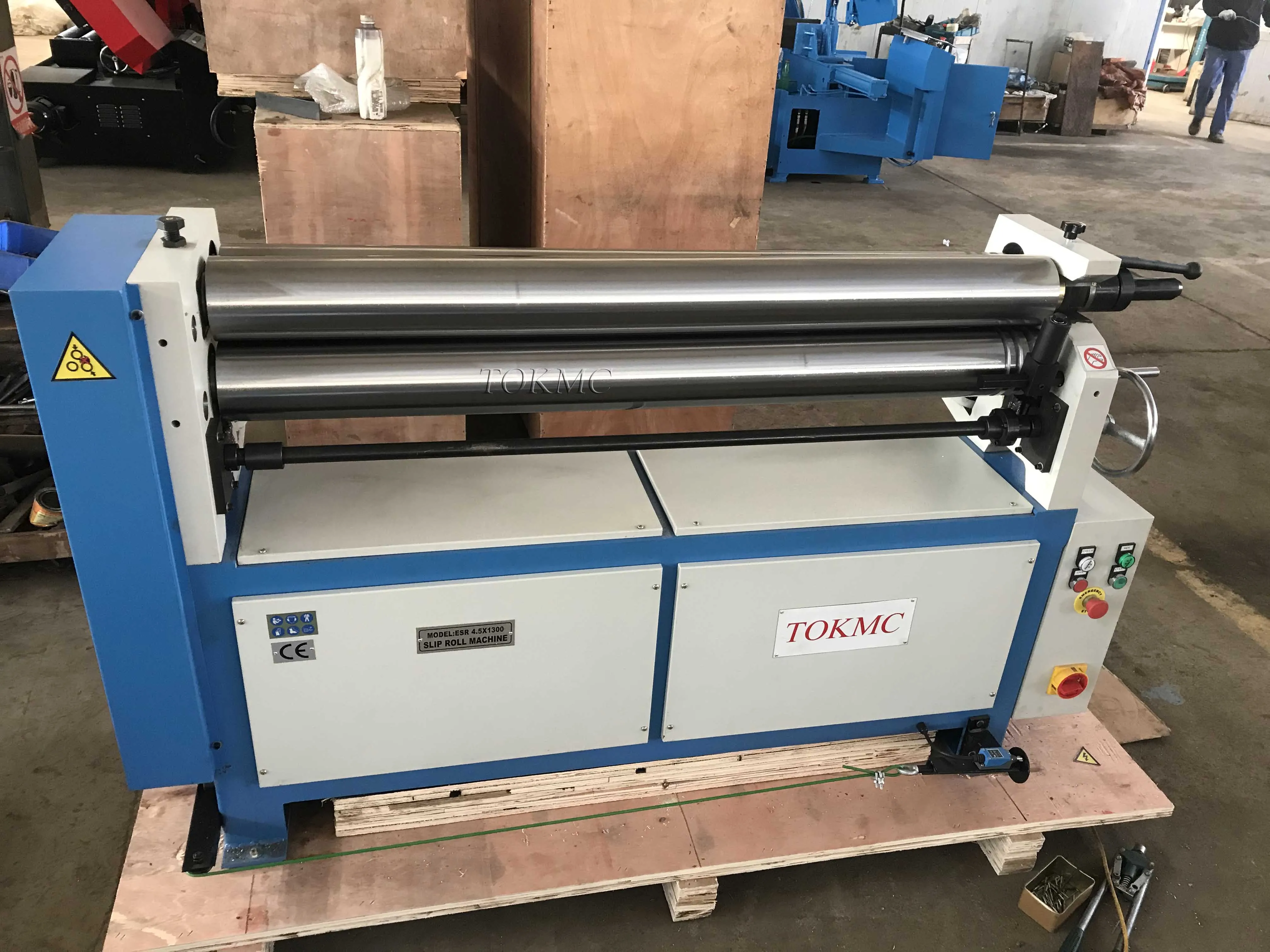 Electric slip rolling machine  for sheet metal ESR1300x4.5mm