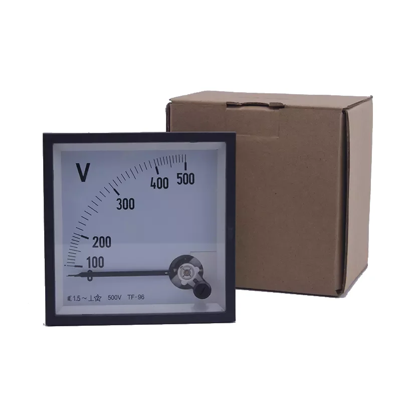 AC/DC Voltmeter 48/72/96 DE Series,iron and coil mini AC panel meter analog voltmeter