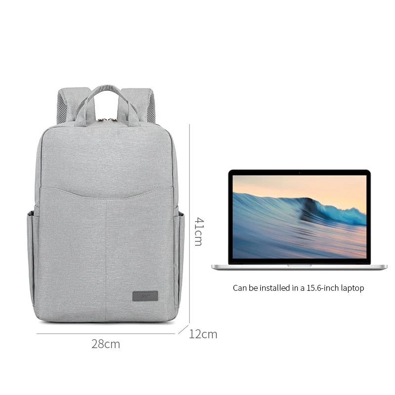 OEM Custom Logo 15.6 Inch Anti Theft Durable Water Resistant College School Business Computer Bag Travel Mochila Laptop Backpack